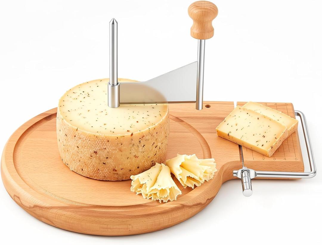 2-in-1 Cheese Curler and Slicer Board, Cheese Shaver, about 12 inches/ 29.5 cm