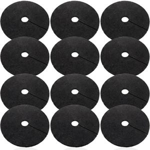 Peryiter 6 Pcs Rubber Mulch Tree Ring, Heavy Duty Rubber Mulch Mat, Tree Protector Weed Barrier Mats, Round Root Barrier for Root Protection Weed Grass Control (20 Inches)