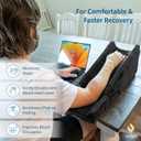 Zomaple Arm Elevation Pillow for Post Surgery Adjustable Arm Support Pillow with Gel Memory Foam & Hot/Cold Pack Couch Rest Pillow for Bed, Carpal Tunnel, Wrist & Elbow Recovery, Help Reduce Pain