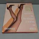 Yilanmy Womens Glitter Sheer Tights Sexy Sparkly Tights Shiny Shimmer Elastic High Waist Pantyhose Transparent 2 Pairs (Small-Medium, Natural)