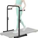 Leinuosen 24.4 Inch Walking Pad Handle Bar Only Walking Pad Attachment Accessories Adjustable Treadmill Handrail Handlebar Increase Height from 38.58 to 47.24 Inch