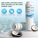 WRF555SDFZ WRF535SWHZ WRX735SDHZ WRX735SDBM WRF555SDHV WRF535SWHV Water Filter Replacement for Whirlpool,Everydrop filter 4,Maytag UKF8001 MFI2269VEM,Kitchenaid krfc300ess by WXOXIMI