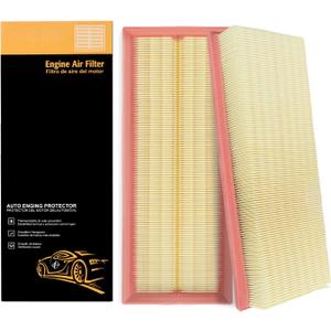 SUPLABEL Engine Air Filter Replacement A2730940204 Compatible with Mercedes-Benz E350/ C300/ ML350/ C240/ GLK350/ GL450/ S550/ E320/ S430/ C230 Select Models and More, Engine Air Filter for Car(2 PACK)