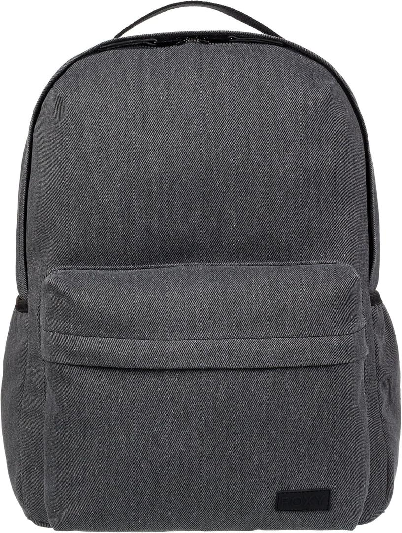 Roxy Women's Large Melting Spot Backpack with Padded Shoulder Straps and Exterior Storage, Anthracite, 15L