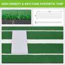 Softball Pitching Mat Baseball Hitting Mat Pitching Mound Anti-Slip Pitch Practice Mat, 5.9X3FT