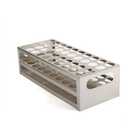 Tube Rack, Stainless Steel Material, 40Holes(410), Suitable for Tubes of Dia.21mm, TTR040-001