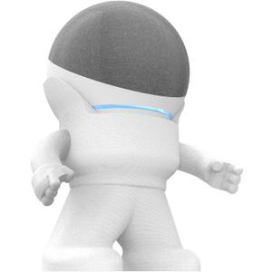 Splin Alexa Smart Speaker Echo Dot 4th or 5th Gen Desktop Stand Stand - Amazon- Mr. Bill (White)