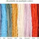 Wigenius 6 Pack Dusty Blue Cheesecloth Table Runner Semi-Transparent Fabric 35 X 120 Inch Boho Restic Gauze Table Runners for Wedding Party Baby Shower Decoration