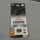 GE Home Electrical 4K HDMI Cable, 3 ft. HDMI 2.0 High Speed 18 Gbps with Ethernet, 4K 60Hz, 1440p 1080p 120Hz, HDR, for HDTV, Streaming, Blu-ray, Gaming, PS4 Pro PS5 Xbox, 34474