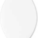 KOHLER 20110-0 Brevia, Slow Close Toilet Seat, Elongated Toilet Seat, Grip-Tight Bumpers Quick-Attach Hardware, White