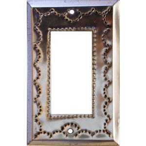 Single Decora Silver Tin Switchplate