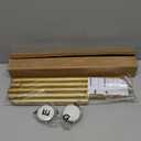Gold Shower Curtain Rod 30 To 76 Inch(2.6-6.4ft) Tension Curtains Rods No Drilling Shower Rods For Bathroom Tension Rods Adjustable Spring Loaded Curtain Rods 7/8" Diameter