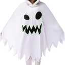 Spooktacular Creations Girls Ghost Costume, Scary Halloween Costume for Kids, Ghost Dress Cape for Cosplay