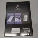 Titanium Cutting Board for Kitchen  Durable 13"x9" Metal Chopping Mat, Easy to Clean, Dishwasher Safe, Hygienic & Crack Resistant