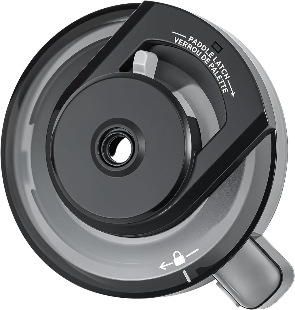 NC301 Replacement Outer Bowl Lid Compatible with Ninja Ice Cream Maker, Model # NC299AMZ/ NC301/ NC300, Reusable Creami Accessories for Ninja Creami Replacement PartsNo Paddle)