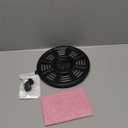 GCQ Air fryer Replacement Tray for Ninja Air Fryer 4 QT AF101 Air Fryer XL 5.5 Qt AF150 Max XL 5.5 Quart AF161, 8.2'' Food Grade Air Fryer Grill Pan Crisper Plate Accessories Tray Rack Parts