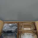 Rubbermaid Brilliance Glass Food Storage Containers, Assorted Sizes, Set of 9, BPA-Free, Leak-Proof, Clear