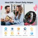 Fitness Watches Men Women with GPS Heart Rate/Sleep Monitor Smart Watch 1.43" AMOLED Touchsreen, 3ATM Waterproof 100+ Modes [Fitness/Meditation] Workout Watch Compatible with Android iOS, Yellow