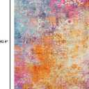 Lahome Modern Abstract Washable 5x7 Area Rugs for Living Room, Colorful Soft Bedroom Rug Low Pile Non Slip,Stain Resistance Dining Room Carpet for Nursery Office Entrance Home Office Decor