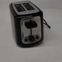 Toastmaster 2-Slice Cool Touch Toaster, black with stainless accent