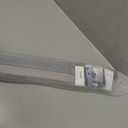 AOSKY No Drill Cordless Blackout Cellular Shades, 26" W x 48" H, Grey