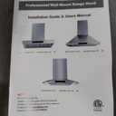 30 inch Range Hood Wall Mount, 1200 CFM with 4-Speed Gesture Sensing & Touch Control, Stainless Steel Ducted Kitchen Stove Vent Hoods with 2 LED Lights, Time Setting, Dishwasher-Safe Baffle Filters