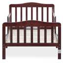 Dream On Me Classic Design Toddler Bed In Black, Greenguard Gold And JPMA Certified, Low To Floor Design, Two Side Safety rails, Non-Toxic Finishes, Wooden Nursery Furniture