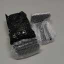 Goovilla Shelf Bracket, Heavy Duty Floating Shelf Brackets 4 inch Long, 6 Pack Brackets for Shelves, Black Coated Metal Wall Shelf Support Brackets with 1/5 Inch Thick and 160 lb. Load Capacity