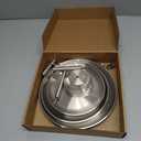 3 Tier Silver Metal Cupcake Stand Holder,Stainless Steel Cup Cake Stand Tower with Tiered Serving Tray and Base for Parties,Weddings,Birthdays and Any Festivals and Celebrations(2 Pack)