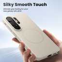WSKEN Magnetic for Samsung Galaxy S26 Ultra Case - 100% Fit for MagSafe, Skin Friendly Grip Military Grade Shockproof Protective Cover, Slim Thin Phone Case for Galaxy S26 Ultra, White