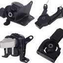 KUSATEC 4PCS Engine Motor Mount and Transmission Mount Set Compatible with 2003 2004 2005 2006 2007 2008 Pontiac Vibe; Toyota Corolla Matrix, Replacement for A4218 A62063 A4221 A4230