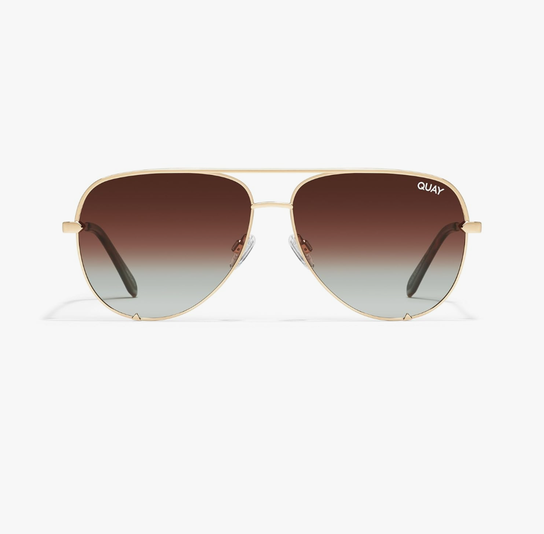 Quay - Sunglasses For Men & Women, Extra-Oversized Aviator Shades, UV Protected Lenses