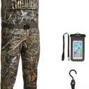 TIDEWE Hunting Wader with 1400&1600G Insulation Rubber Boot, 5mm Neoprene Waterproof Chest Wader for Fishing, Hunting (13)