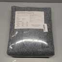 FinRec 5x7 Washable Area Rugs for Bedroom Living Room, Low Pile Thin Rug Solid Color, Non-Slip Carpet Indoor for Home Decor (Grey)