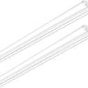 ANTLUX 110W 8FT LED Wraparound Ultra Slim Strip Lights, 12600LM, 5000K, 8 Foot LED Garage Shop Lights, Flush Mount Warehouse Office Ceiling Lighting Fixture, Fluorescent Tube Replacement, 2 Pack (5000K Daylight White)