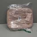 NISHEL Travel Toiletry Bag for women, Portable Hanging Organizer for Travel-Sized Shampoo, Conditioner, Brushes Set, makeup Accessories, Medium Size, Pink