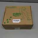 Zippytots Dinosaur Toys for Kids 3-5-7-14 Realistic Plastic Dinosaur Figures with Metal Storage Box & Learning Booklet - Educational Dino Figure Toys for Boys Girls Toddlers