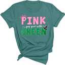 Goes Good with Shirt Tee Short Sleeve Tops (XX-Large, Green)