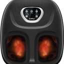 Foot Massager with Heat, FSA HSA Eligible Shiatsu Foot Massager for Plantar Fasciitis,Adjustable Vibration & Pressure for Neuropathy Pain, Gifts for Women Men Mom Her, Fits Up to 13"