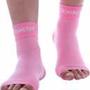 Doc Miller Ankle Brace for Women & Men  Foot Compression Sleeve, Toeless Wrap & Support for Pain Relief, Plantar Fasciitis, Achilles Tendonitis & Injury Recovery, 1 Pair (Small, Pink)
