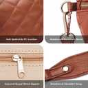 MOLSHINE Women's Quilted Crossbody Bum Bags, Trendy Puffer Belt Sling Bag Shoulder Waist Pack Chest Fanny Pack Purse (Brown)