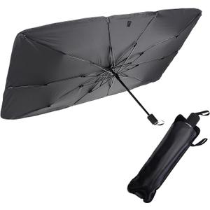 Foldable Car Windshield Umbrellas, Sun Shade Umbrella for Front Windows, Suitable for Windshields of Various Car Models (Large)