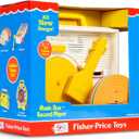Fisher Price Classics - Record Player - Retro, Tactile Interactive Retro Toy for Kids, Girls, Boys, Toddlers, Baby, Preeschooler, Unisex 18 Months +