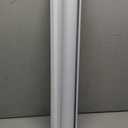 Persilux Cordless Zebra Blinds for Windows Shades with Jacquard Pattern Dual Layer Light Filtering Sheer Shades Room Darkening Roller Shades for Home and Windows, Easy to Install (26"W x 64"H, White)