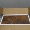 QEEIG Floating Shelves for Wall Bathroom Shelf Bedroom Kitchen Living Room Hanging Book Shelves Small Farmhouse Decor 16 inch Set of 3, Rustic Brown (015-BN3)