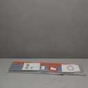 24" x 12" Nonreflective Cone Bar Roll-Up Sign, Danger(White)