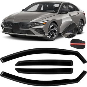 4PCS in-Channel Window Rain Guards Fit for Hyundai Elantra 2021-2026