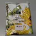 Vibrant Sunflower Window Valance for Bedroom Living Room, Yellow Sun Flower Curtains Valanes for Windows, 3" Rod Pocket Window Treatment for Animal Summer Home Decorations, 54 x 18 Inch, 1 Panel