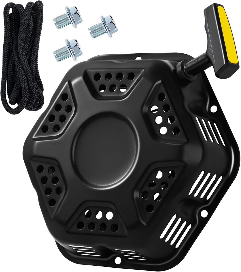 Original Pull Start Assembly for Champion 389cc 420cc 439cc 459cc 5000 6500 7000 7500 8000 9200 Watt 11hp 13hp Engine CPE Generator Water Pump Pressure Washer Recoil Starter Pull Cord Replacement