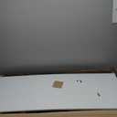 Rolanstar Computer Desk with Power Outlets & LED Light, 47 inch Home Office Desk with Drawers and Storage Shelves, Writing Desk with Monitor Stand, Modern Work Study Desk for Home Office, White